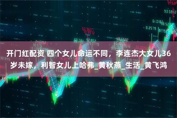 开门红配资 四个女儿命运不同，李连杰大女儿36岁未嫁，利智女儿上哈弗_黄秋燕_生活_黄飞鸿
